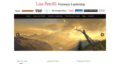 Desktop Screenshot of lisapetrilli.com